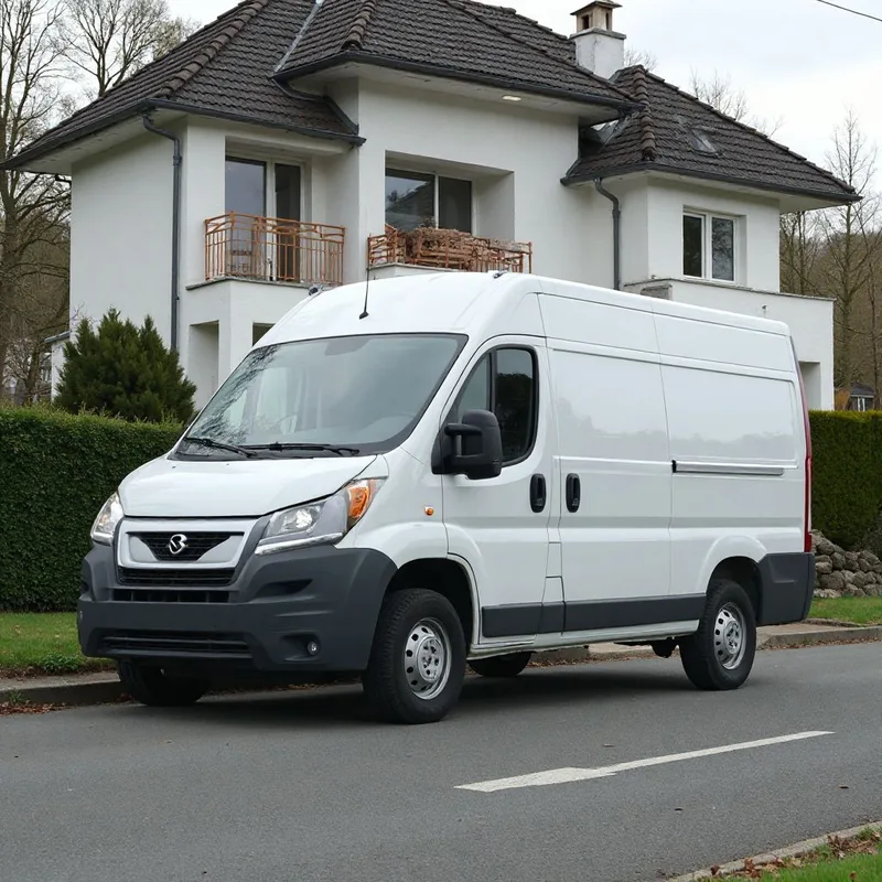 Dezentes Servicefahrzeug von Kammerjäger Macha